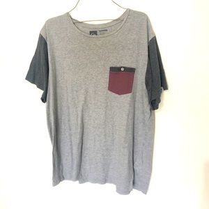 Quicksilver Gray pocket T-shirt